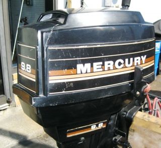 Mercury Marine 9 8 HP Outboard Boat Motor Engine 20 Shaft