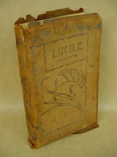 Lucille by Owen Meredith 1892 Original Book