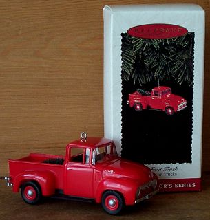 This Hallmark 1956 FORD TRUCK ornament dated 1995 is 1 All American