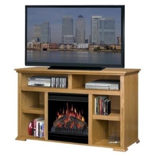 Media Center with Built in Electric Fireplace