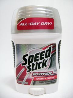 Speed Stick Power Energy Surge Deodorant by Mennen 24 Protection