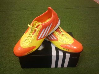 Adidas F10 TRX TF Turf Shoes Orange Yellow Soccer Authentic New Messi