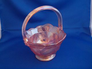 Smith Glass Pink Basket