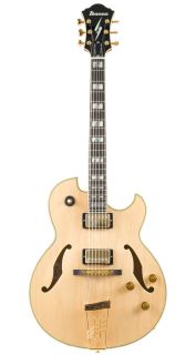 Ibanez PM120 Pat Metheny Natural Hollow Body New Electric Guitar w