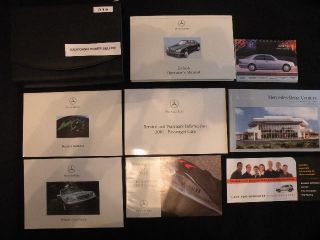 2001 Mercedes Benz E Class 320 430 55 Owners Manual Set