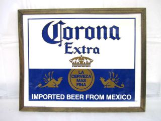 Vtg Corona Extra Imported Beer Form Mexico Beer Bar Sign