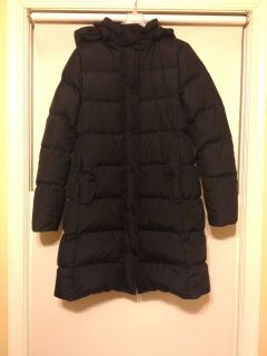 Crew Puffer Coat Jacket   Black   S SMALL   NWOT $248