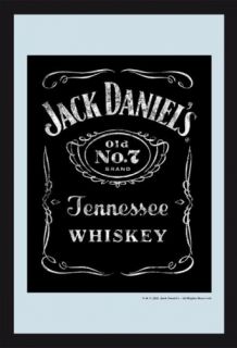 Jack Daniels Bar Mirror Vintage Black Label