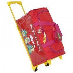 Duffle Bag Going to Grandmas Red by Mercury Luggage GG 633 TR