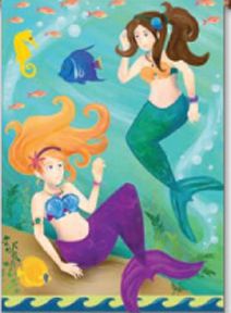 Mermaids Under The Sea House Size Flag PR 52226