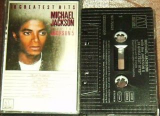 Michael Jackson 5 18 Greatest Hits Cassette Motown