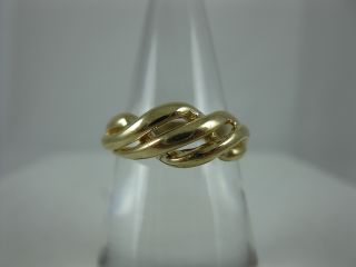 Estate Michael Anthony 14k Yellow Gold Ladies Woven Band Ring