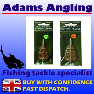 Drennan Fishing Inline Flat Method Feeder Various Sizes