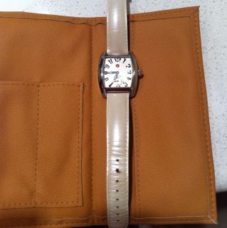 Michele Mini Urban Watch w Leather Strap $595