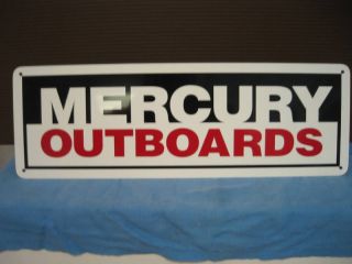 Mercury Marine Outboard Motor Sign Fishing Bass Boat
