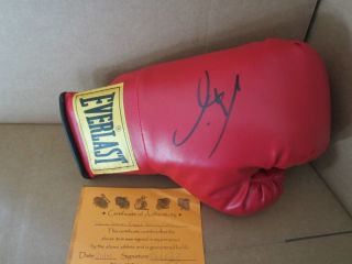 Terry Norris Mid Weight Autographed Glove Easton Assassin