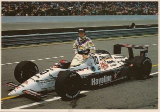 Michael Andretti Indy 500 Postcard Newman Haas Racing