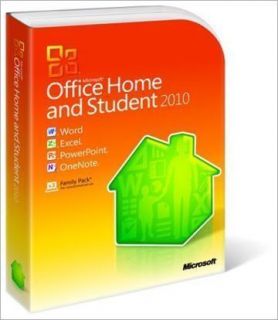 Microsoft Office 2010 Home & Student Edition Windows 3 Users License
