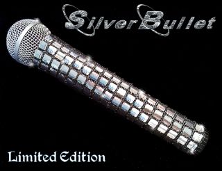 Cover Silver Bullet Silver Microphone Cover for Cordless Mic