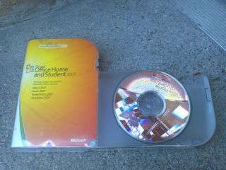 Microsoft Office Home and Student 2007 Software