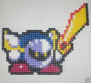 Meta Knight Bead Sprite Kirby Nintendo Perler Art
