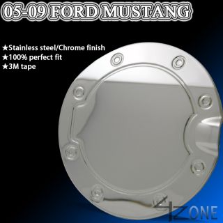 Fuel Gas Tank Door Cover Cap Chrome Look Trim Stainless Steel