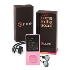 Microsoft Zune 4GB 4 GB Video  Player Brand New Pink