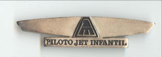 Mexicana Airlines Piloto Jet Infantil Wings Badge