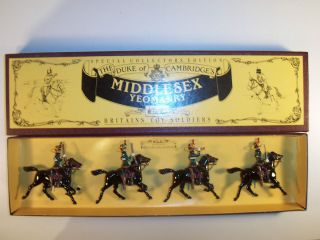 Britains Toy Soldiers Set 8812 Middlesex Yeomanry