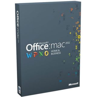 NEW  Full Version) MICROSOFT OFFICE FOR MAC HOME AND BUSINESS 2011 1