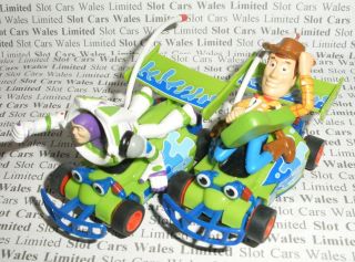 AFX Compatible Micro Scalextric Pair of Toy Story Cars NR Mint CDN