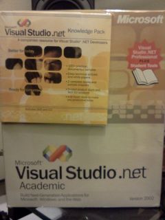 Microsoft Visual Studio Net Professional Academic with Knowledge Pack