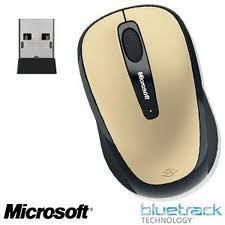 Microsoft Wireless Mobile Mouse 3500 BlueTrack Gold GMF 00046