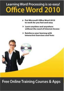 Learning Microsoft Word 2010 is easy with step by step Training