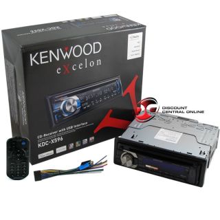 KENWOOD KDC X596 CAR  WMA CD RECEIVER W HD RADIO PANDORA SUPPORT