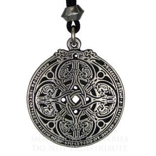 Shield Celtic Knot Pendant Talisman Military Protection Jewelry