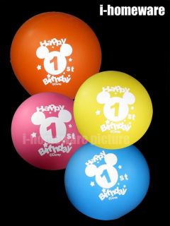 Mickey Mouse Birthday Party 8x Pcs 1 St Balloons M996