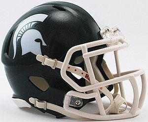 New Michigan State Spartans Revolution Speed NCAA Riddell Mini Helmet