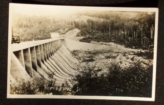 RPPC 1920 Dam Construction Millinocket Ripogenus Dam Me