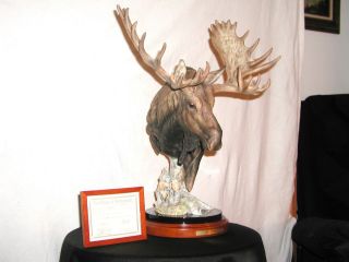 Mill Creek Studios Statue Head First Moose Collector Statue