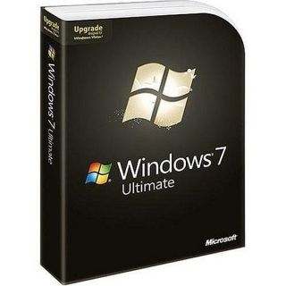 Microsoft Windows 7 Ultimate Upgrade from Vista or XP New 882224885652