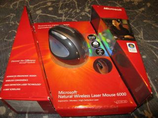 Microsoft Natural Wireless Laser Mouse 6000 NIOB