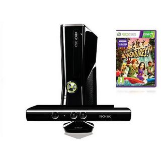 Microsoft Xbox 360 S Kinect Bundle 4 GB Matte Black Console JoyRide