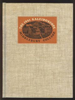 1941 Kaleidoscope Yearbook Middlebury College Vermont