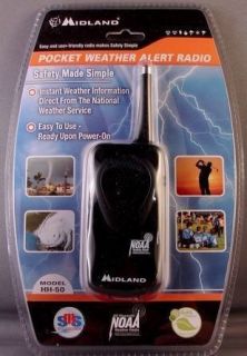 Midland HH 50 Pocket Weather Alert Radio Handheld Brand New