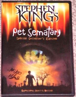 Miko Hughes Signed Pet Sematary DVD COA Exact Proof 