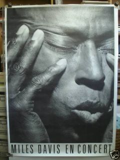 Miles Davis En Concert Promo Poster