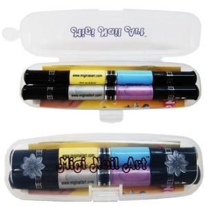 Migi Nail Pastel Nail Art Pen Kit New 2 Pack 4 Colors