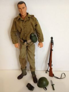 Military Action Figure 12 1 6 Fully Dressed Posable Hat Rifle