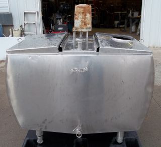 Gallon Vanvetter Self Contained Stainless Steel Bulk Milk Tank